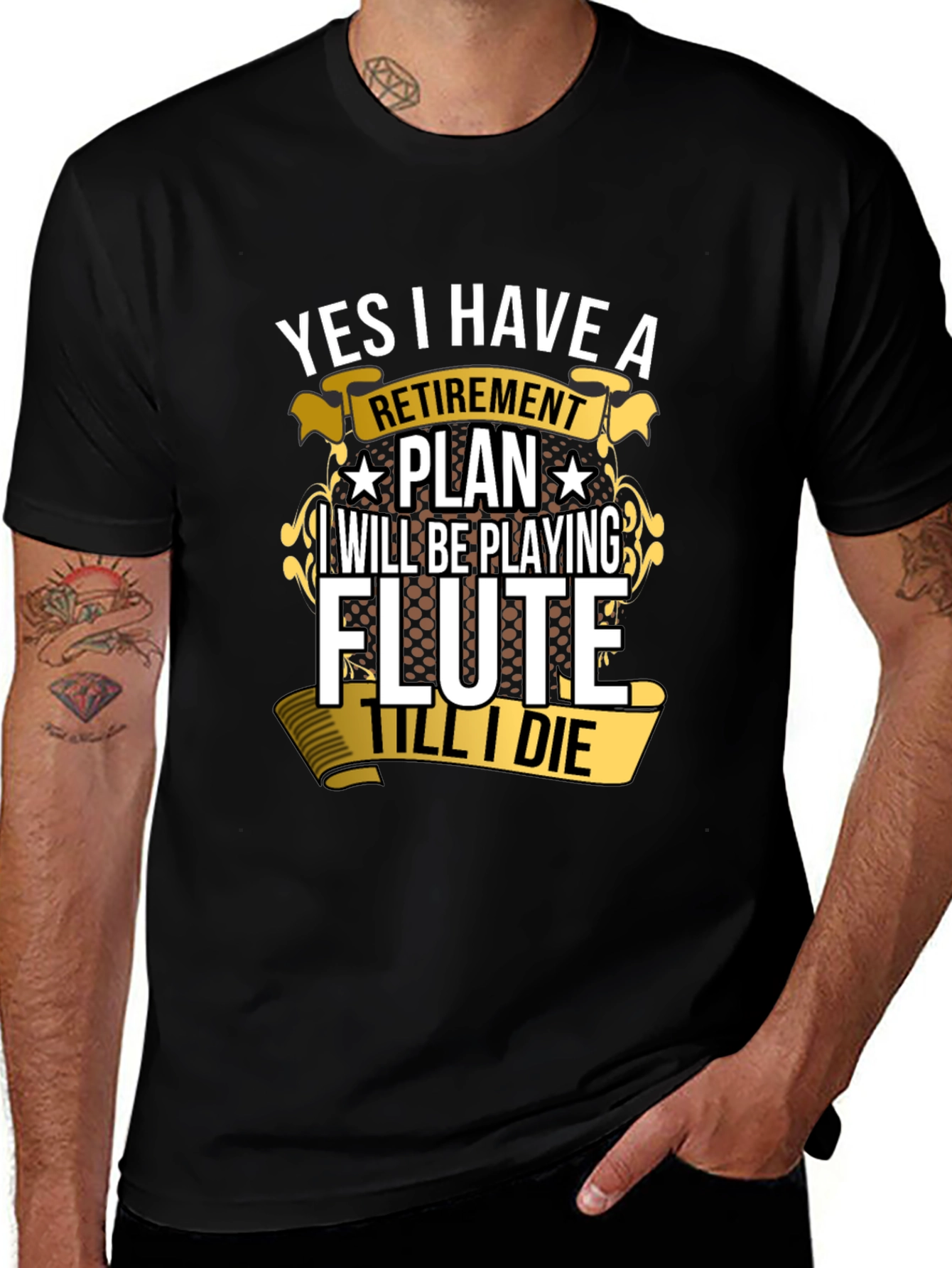 Flute Player Retirement Plan T-Shirt