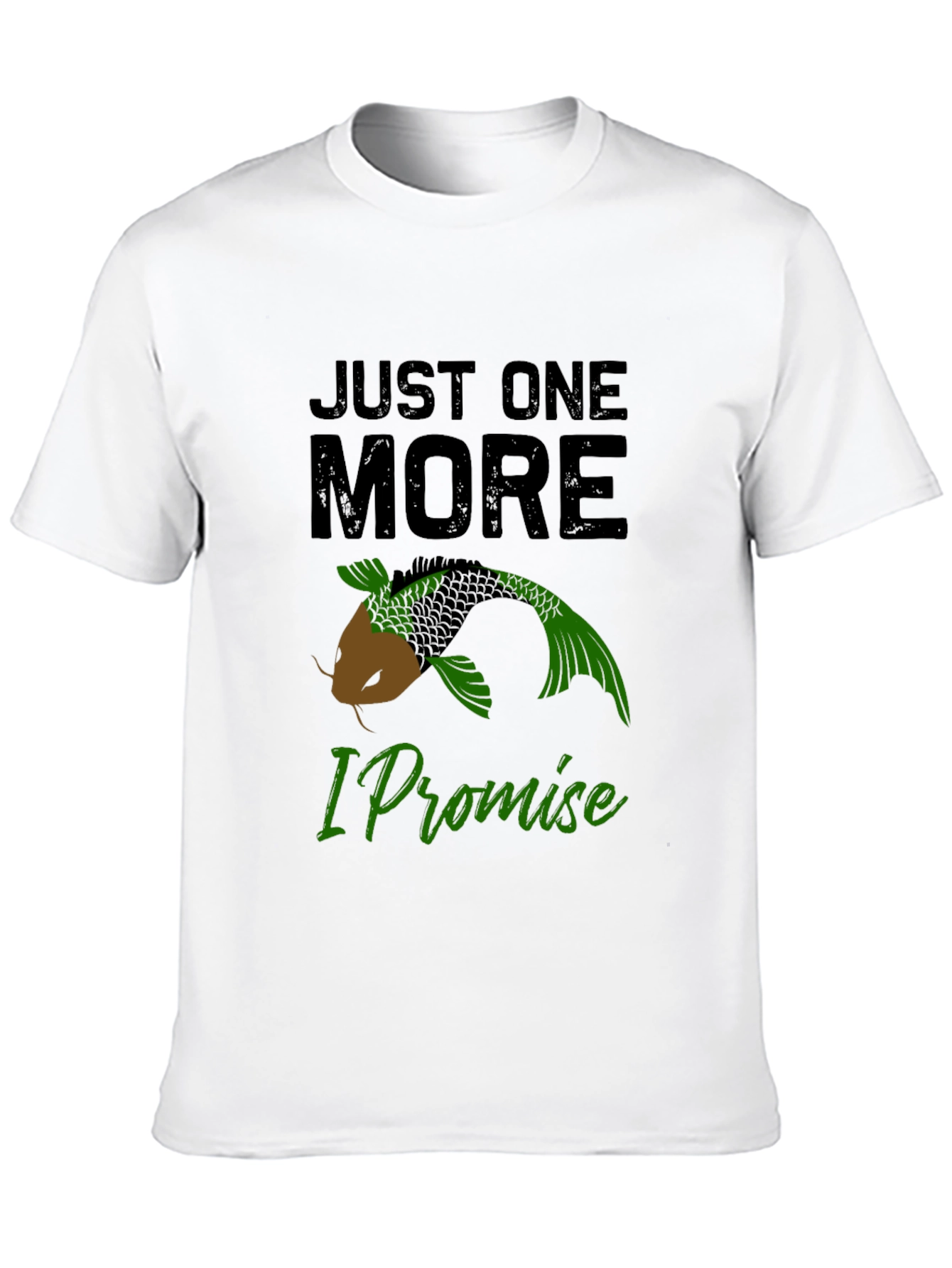 Just One More Koi Fish Black T-Shirt