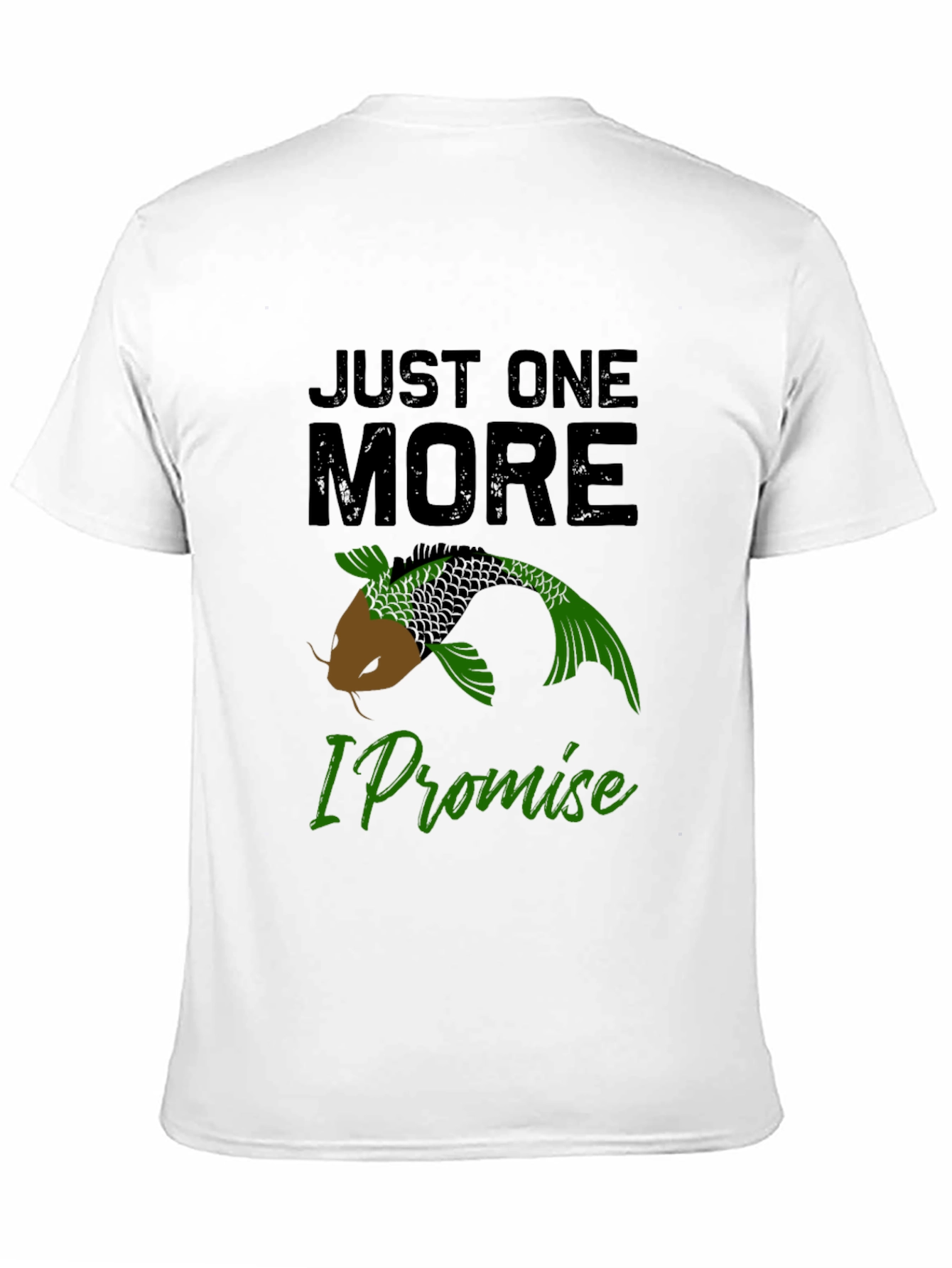 Just One More Koi Fish Black T-Shirt
