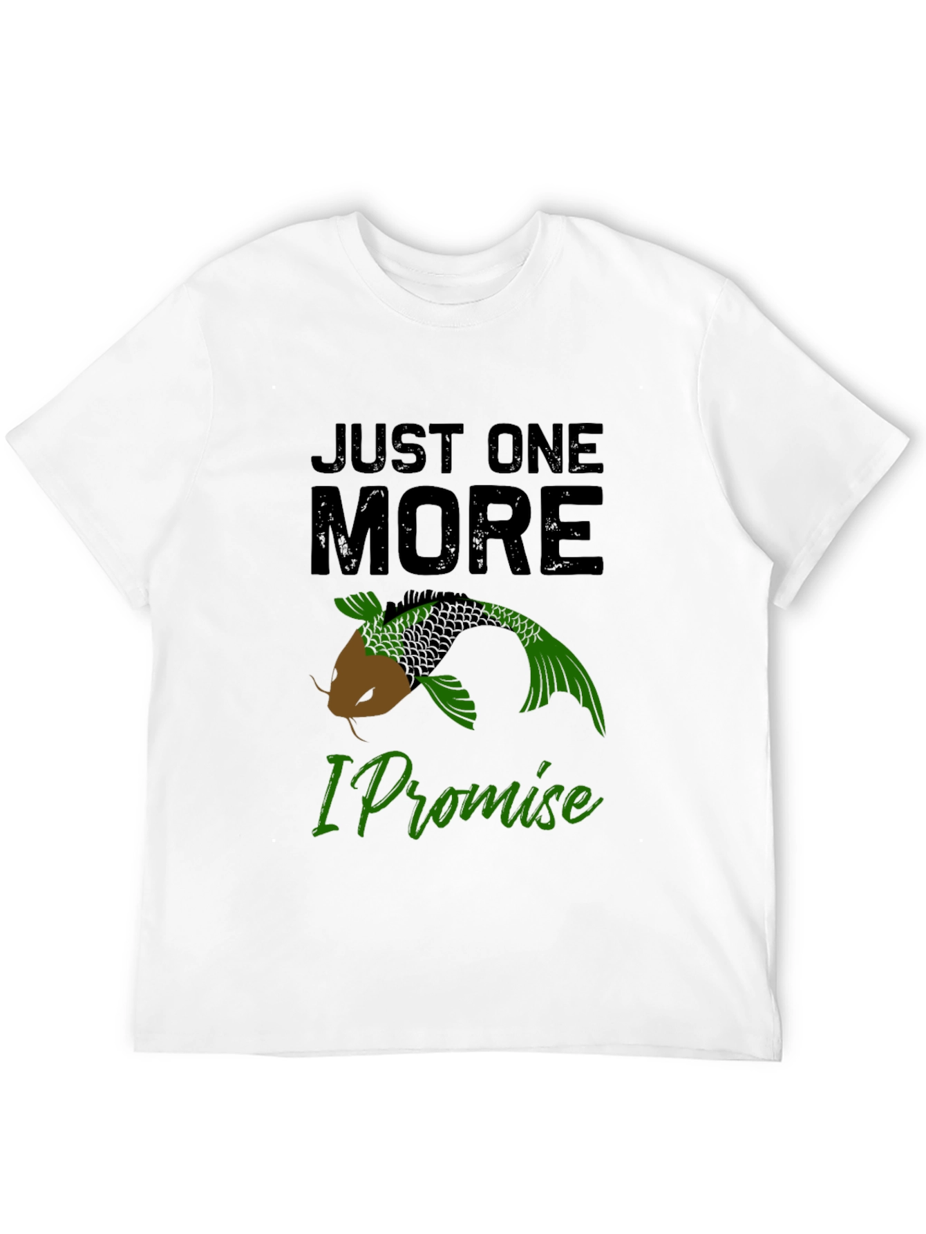 Just One More Koi Fish Black T-Shirt