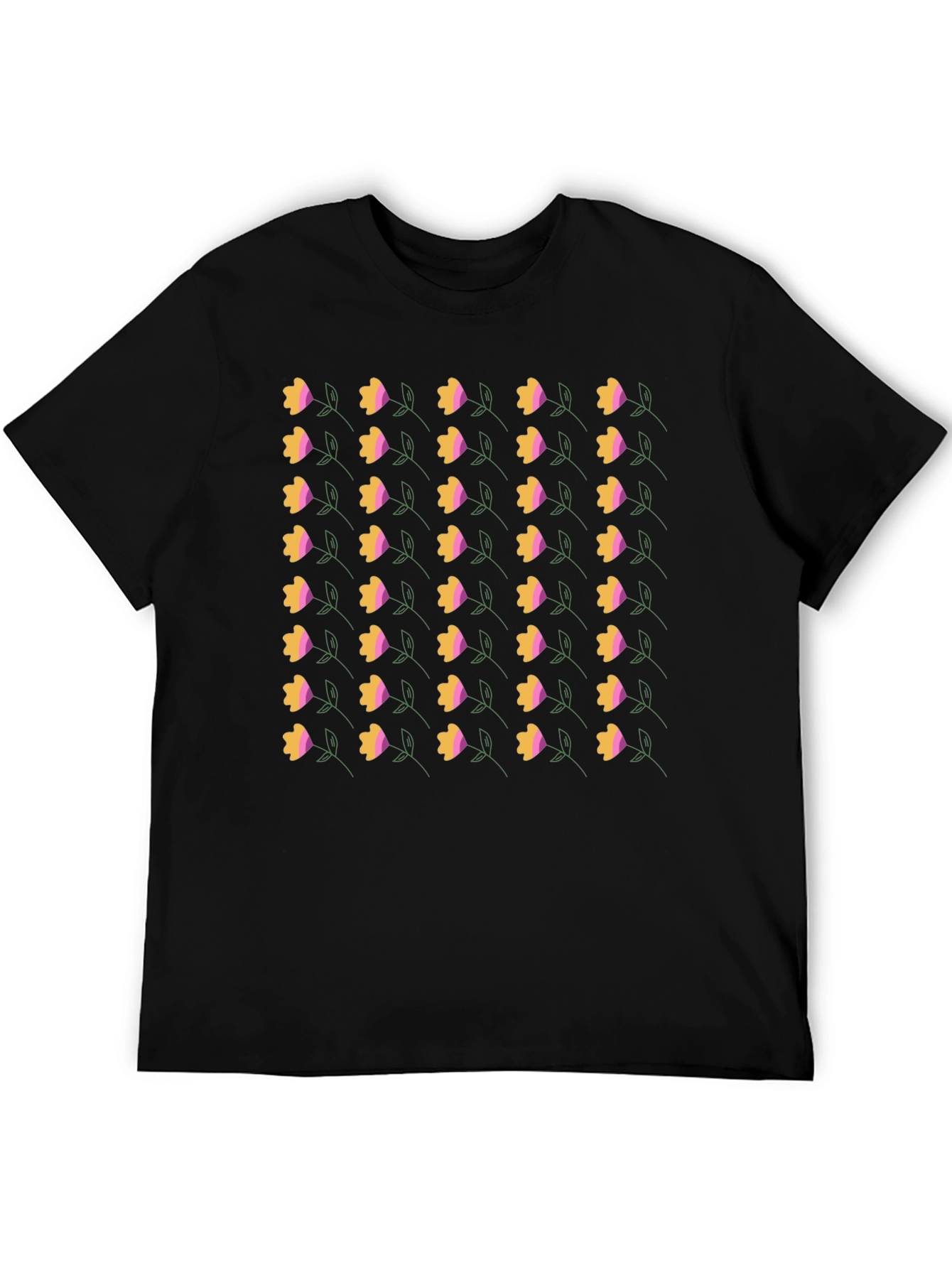 Floral Pattern T-Shirt