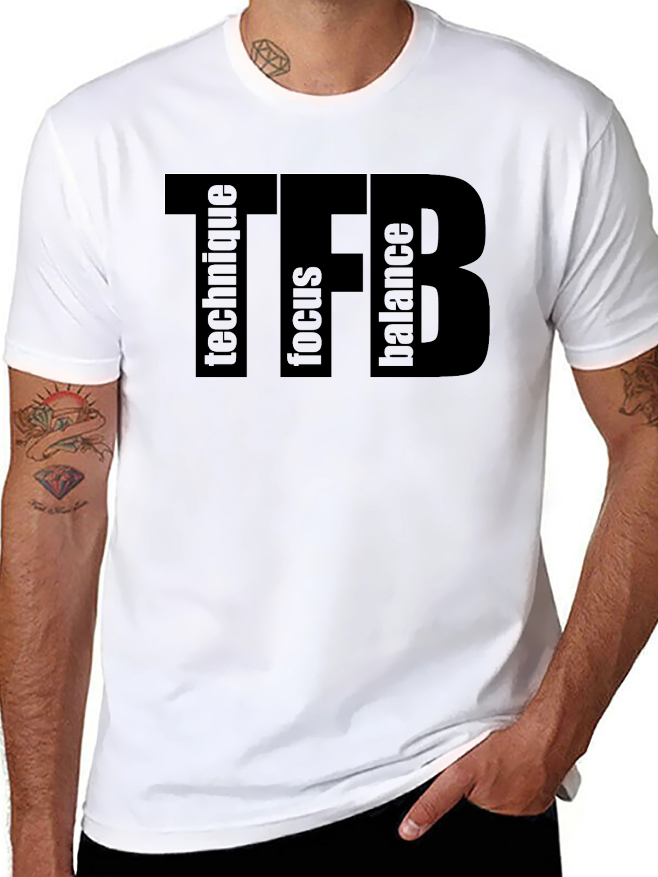 TFB Technique Focus Balance Graphic T-Shirt