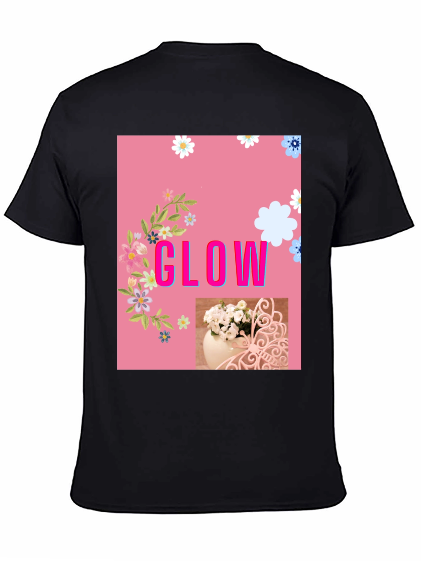 Floral Glow Graphic Tee