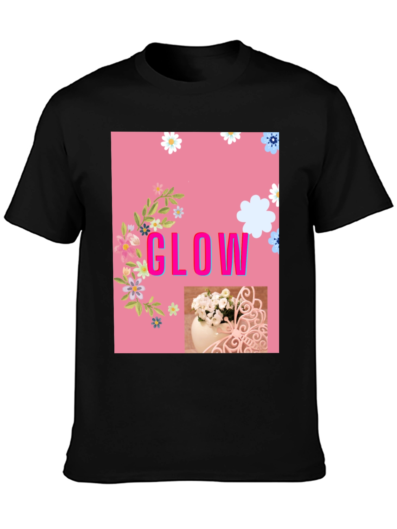 Floral Glow Graphic Tee