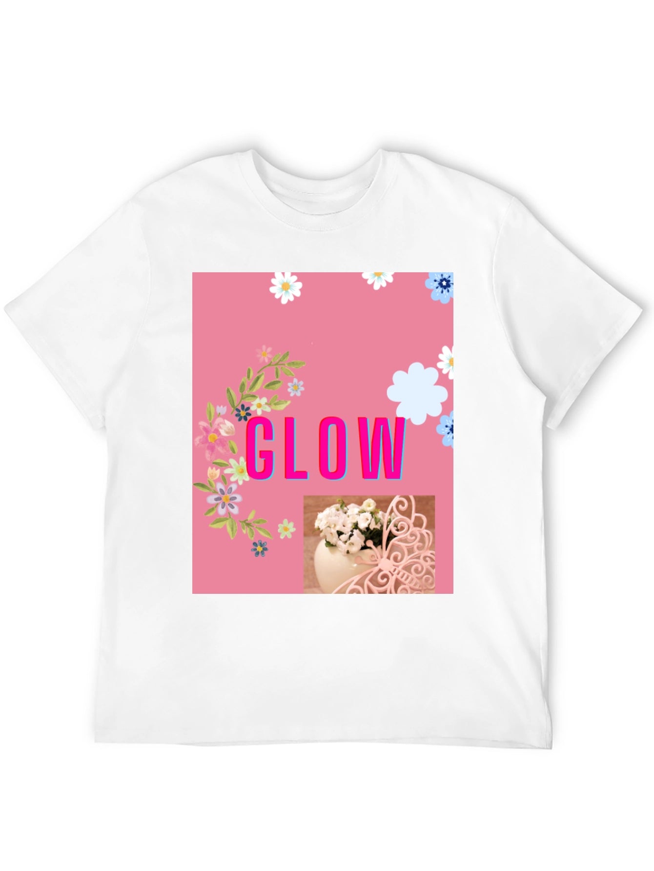 Floral Glow Graphic Tee