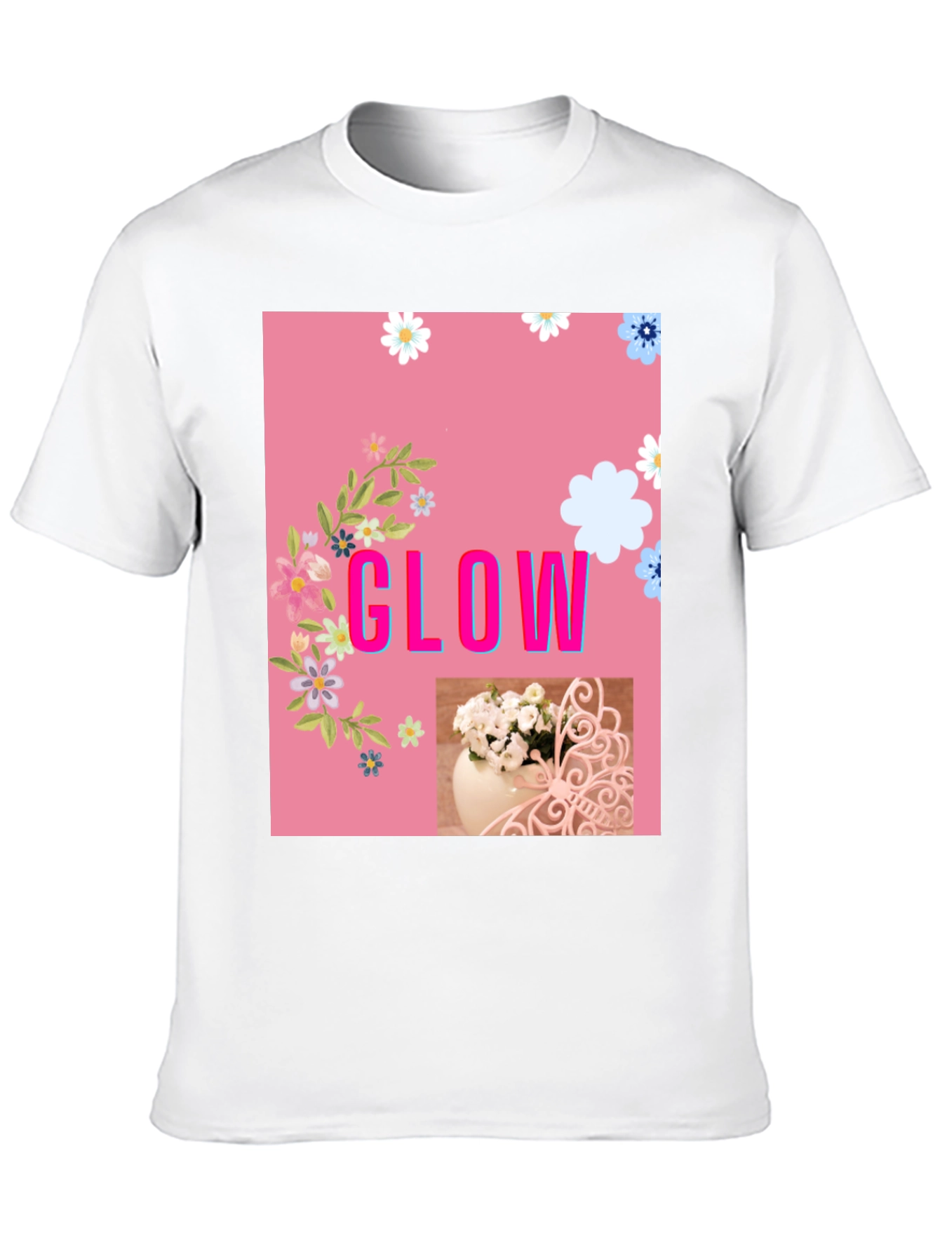 Floral Glow Graphic Tee