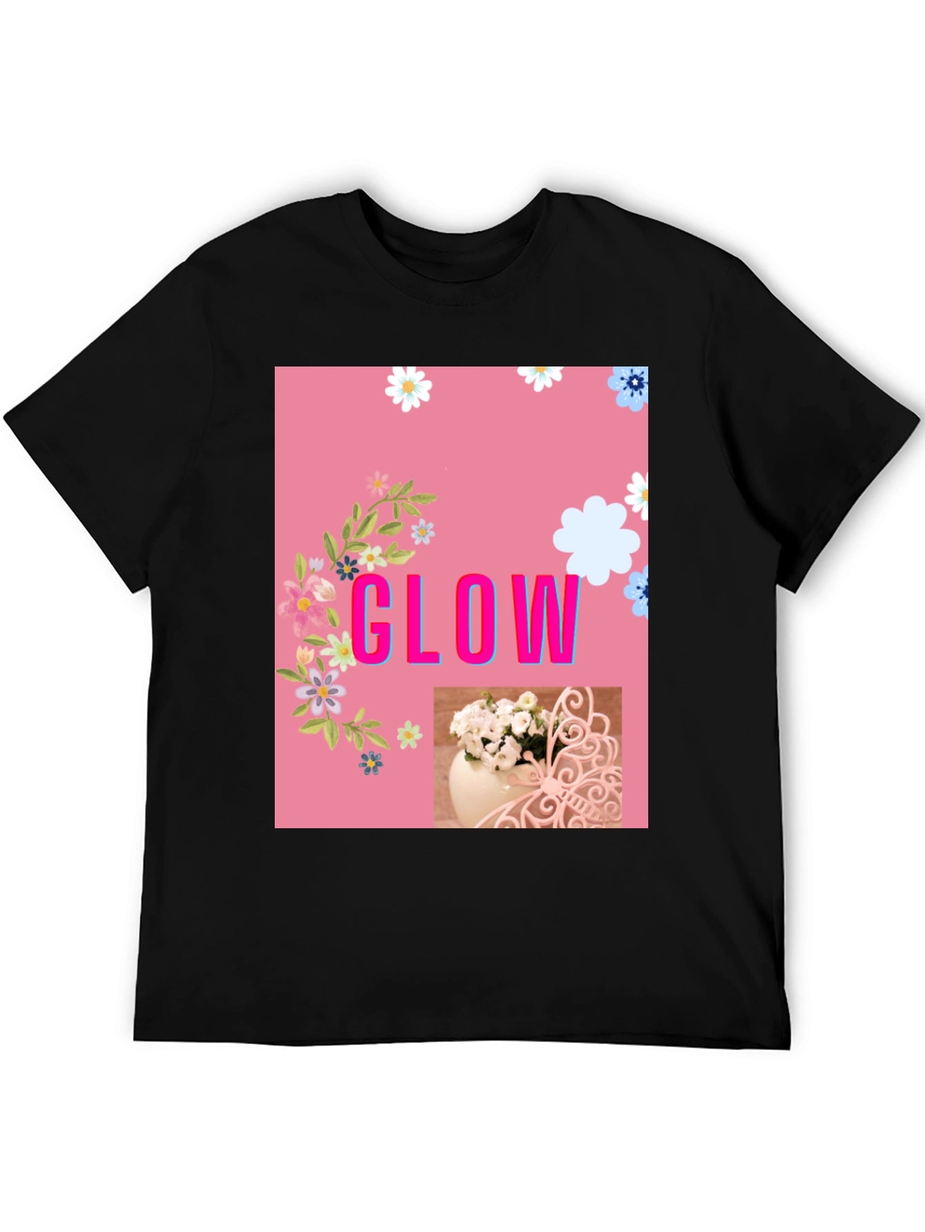 Floral Glow Graphic Tee