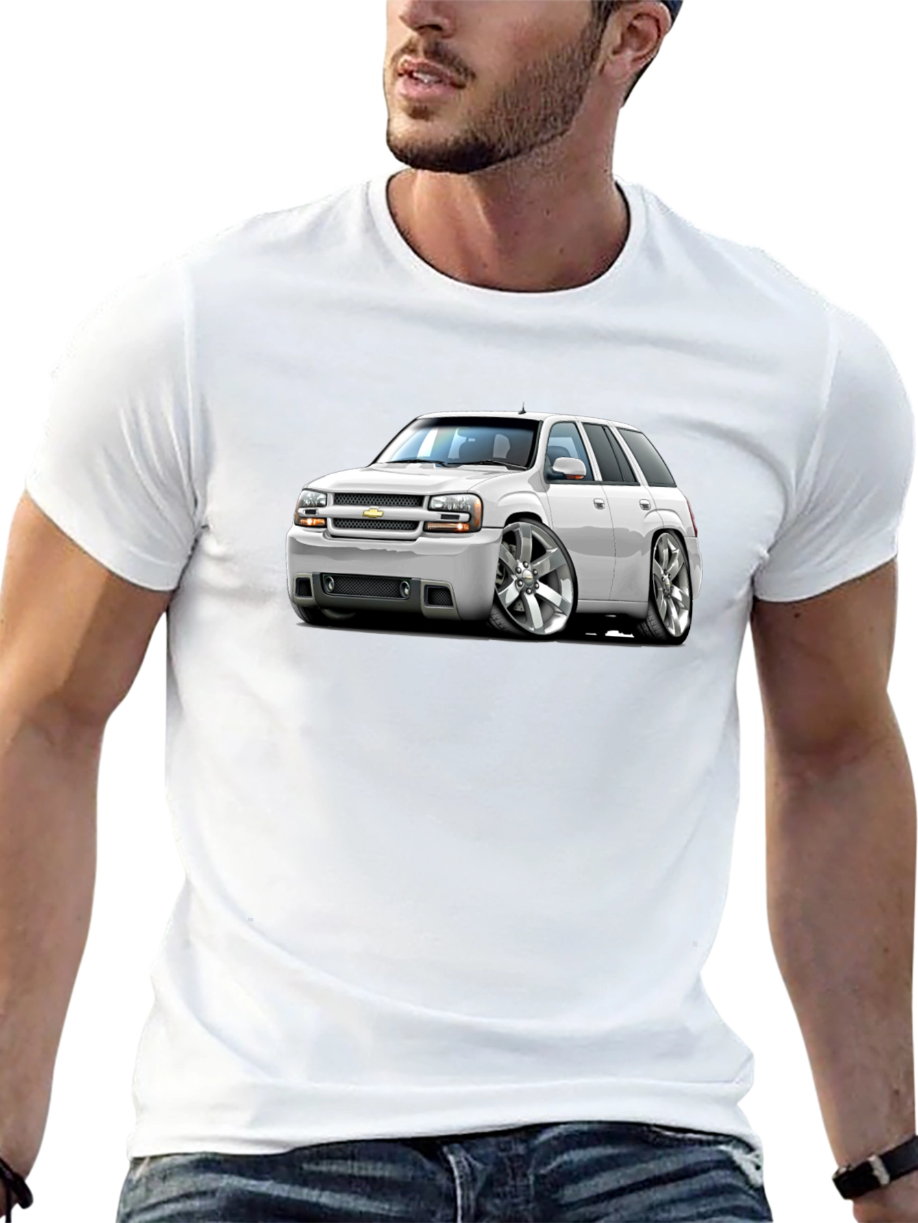 Car Graphic Black T-Shirt
