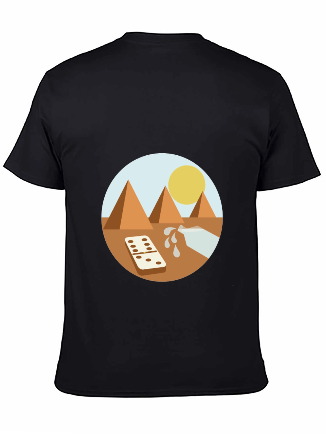 Egypt Graphic Tee - Pyramids Domino Milk