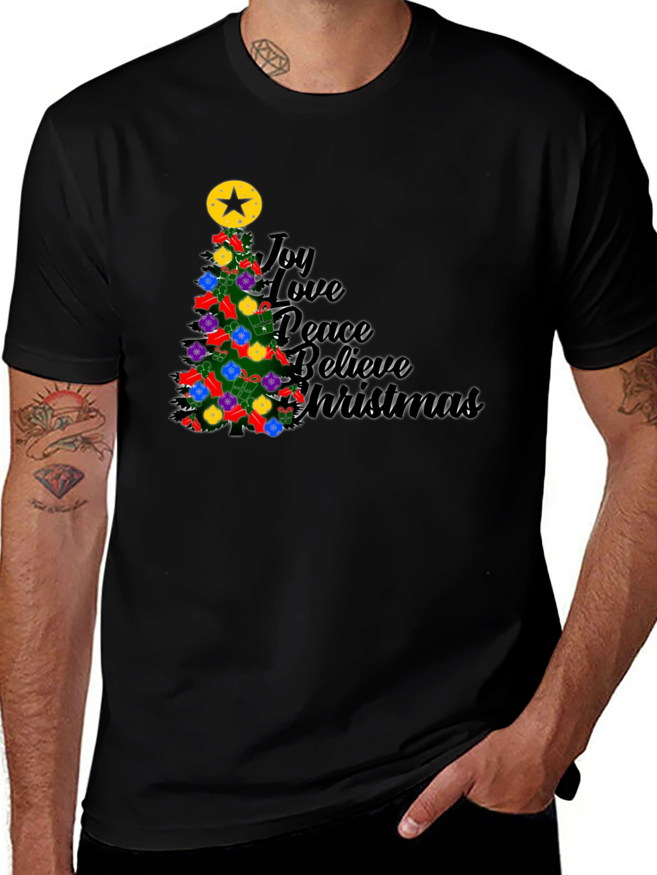 Festive Christmas Tree T-Shirt