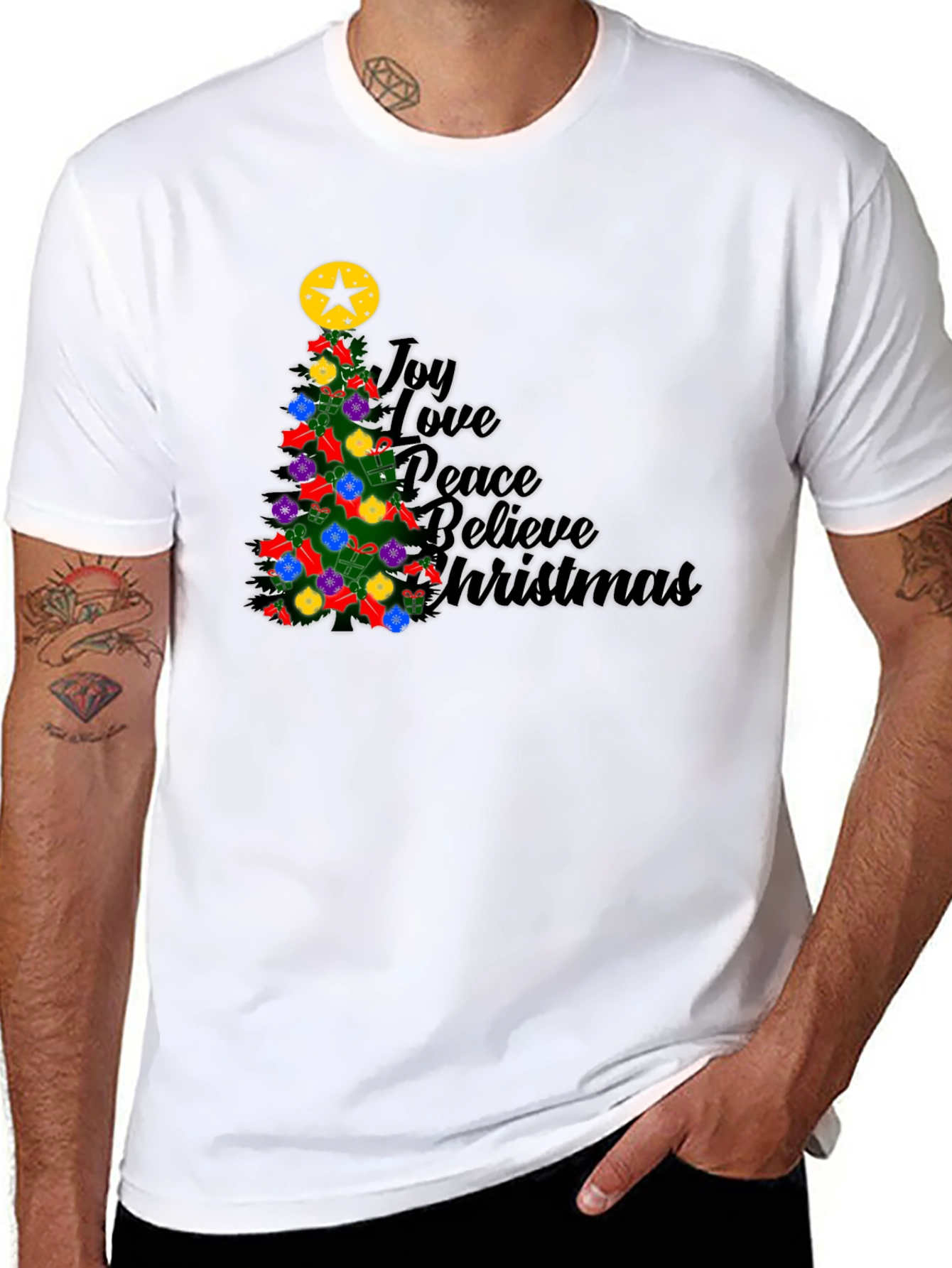 Festive Christmas Tree T-Shirt