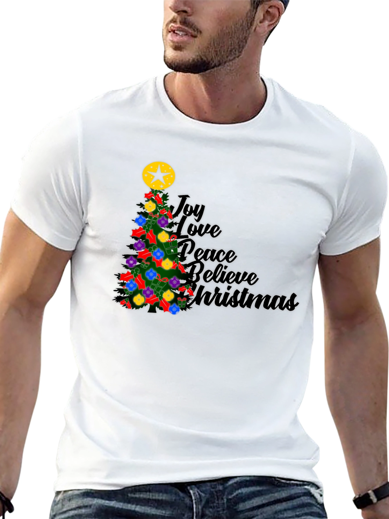 Festive Christmas Tree T-Shirt