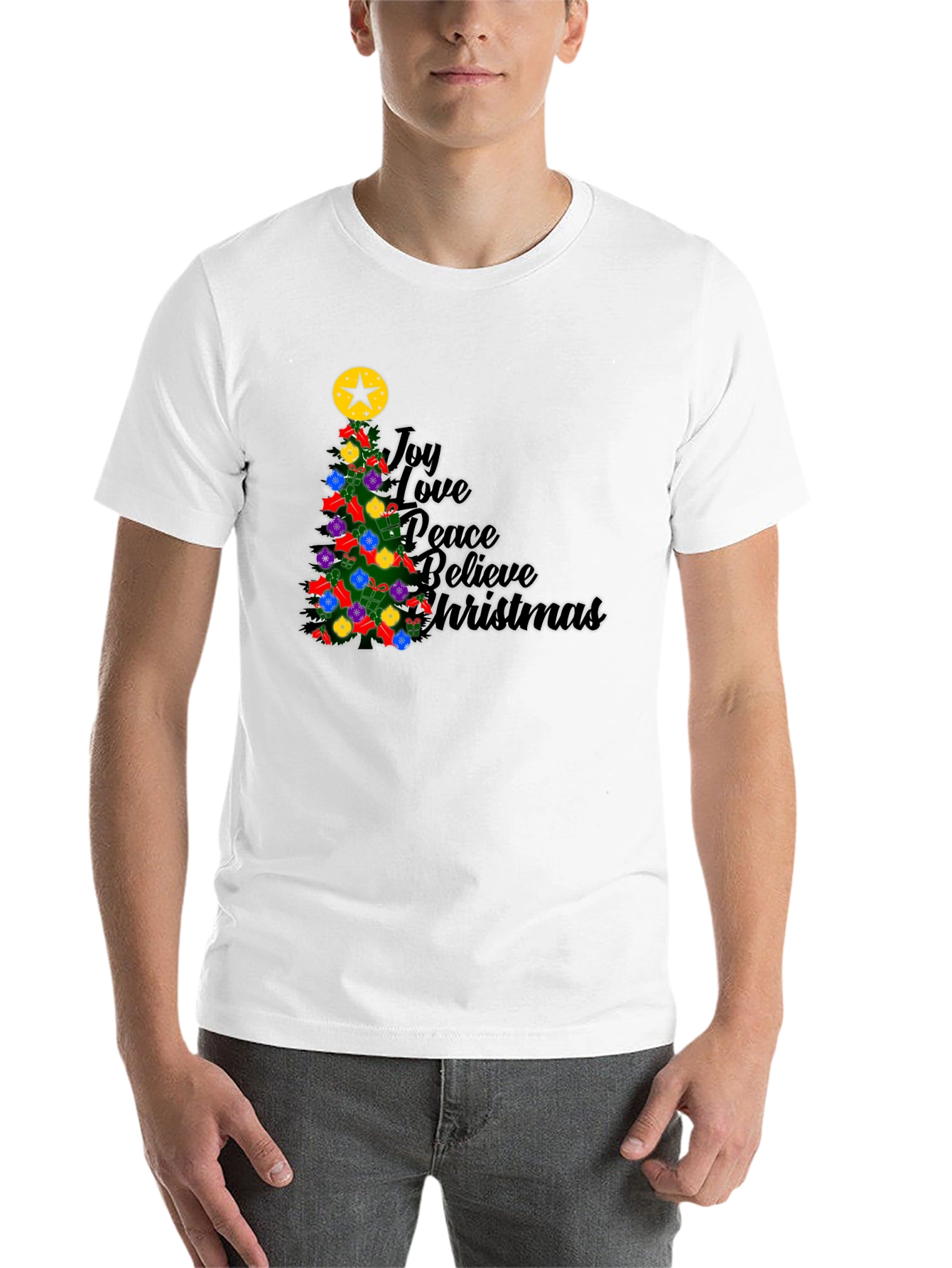 Festive Christmas Tree T-Shirt