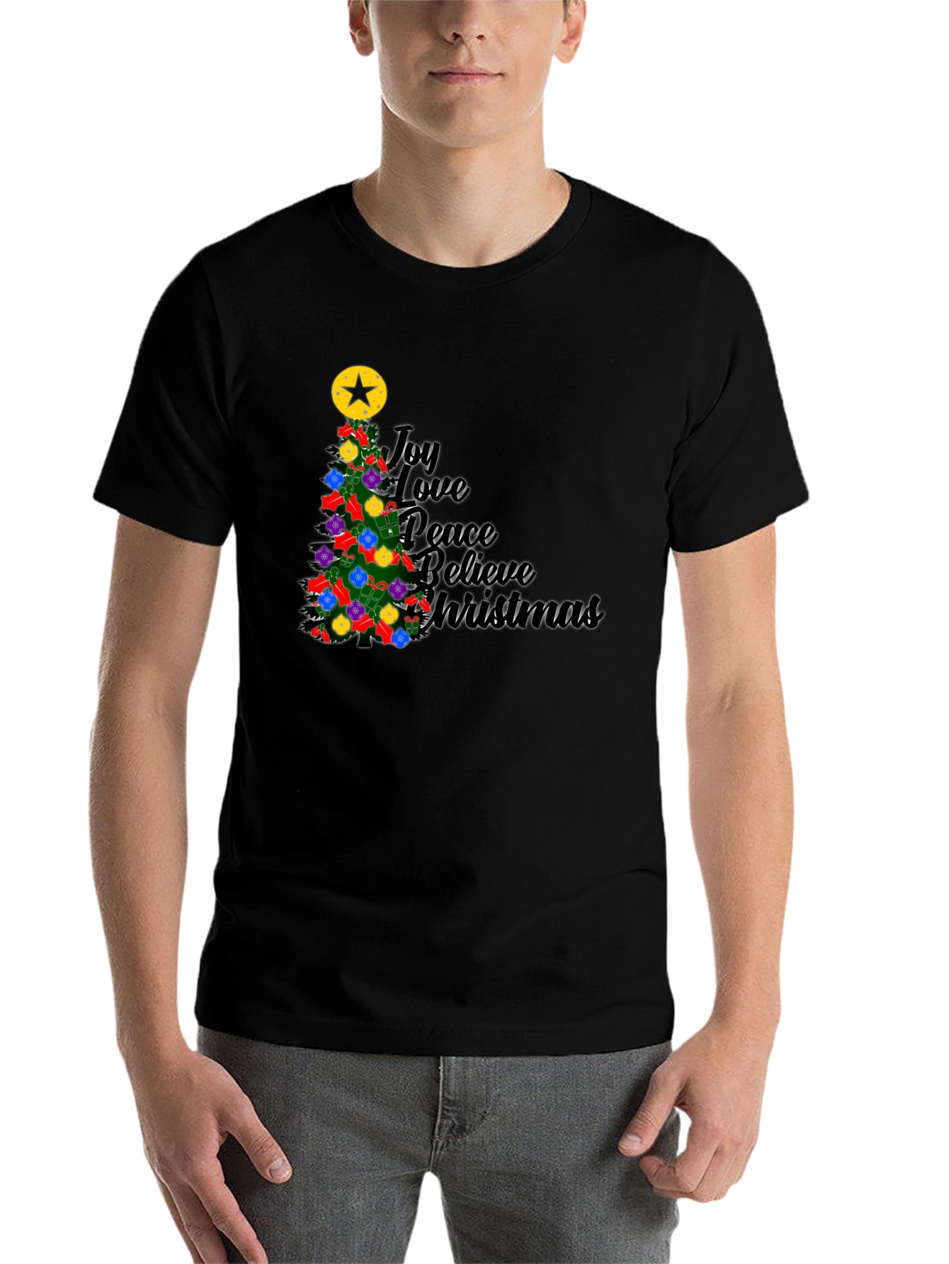 Festive Christmas Tree T-Shirt