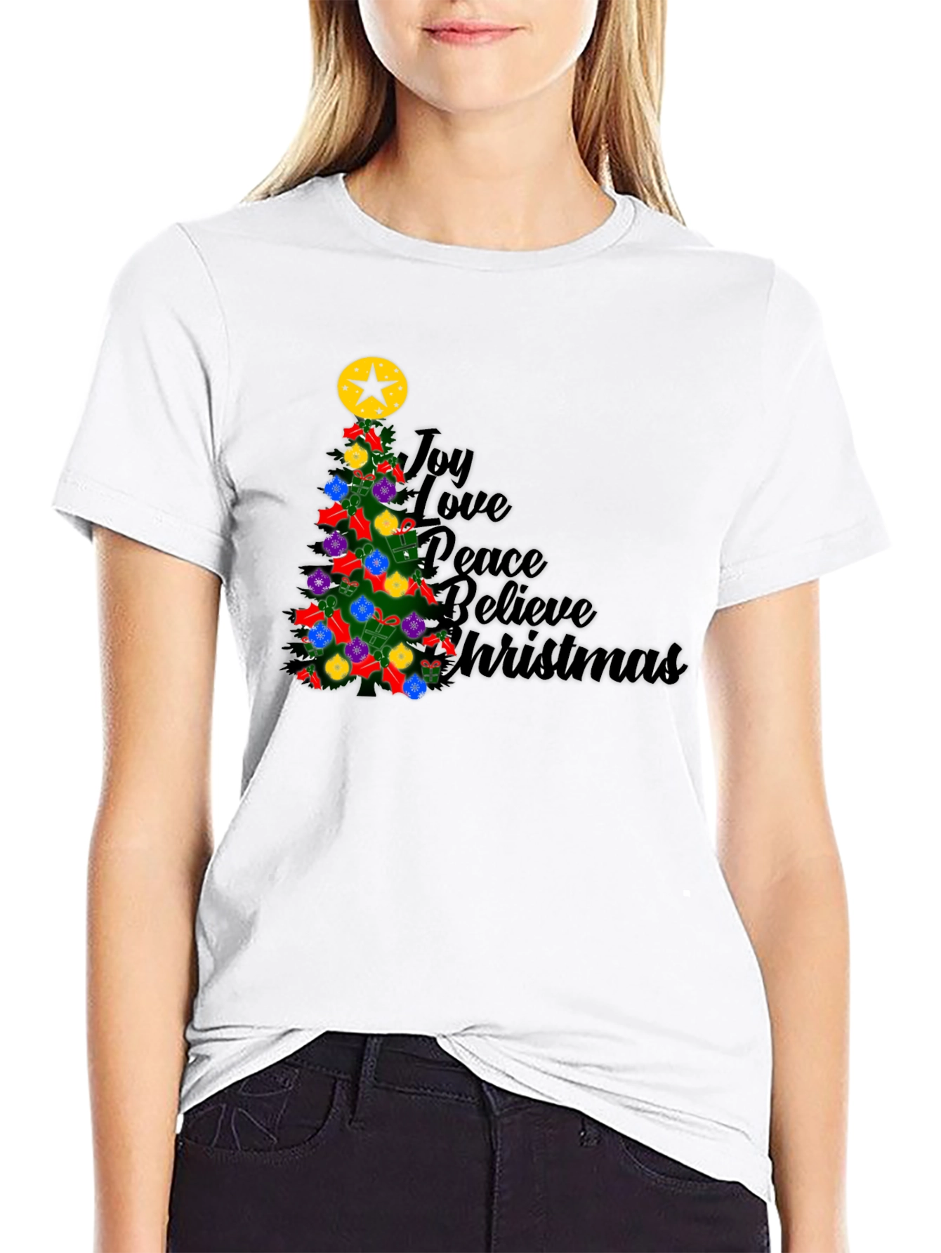 Festive Christmas Tree T-Shirt