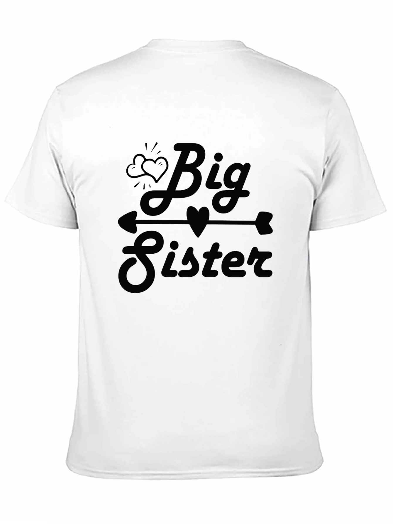 Big Sister Arrow Heart Graphic Tee