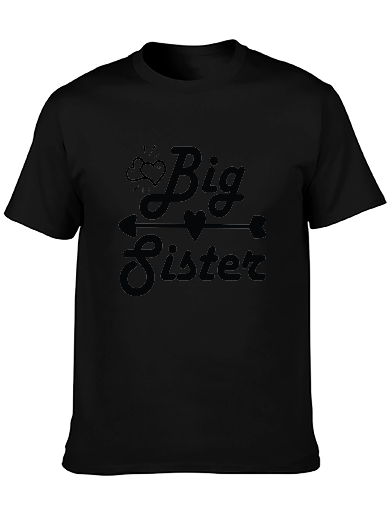 Big Sister Arrow Heart Graphic Tee