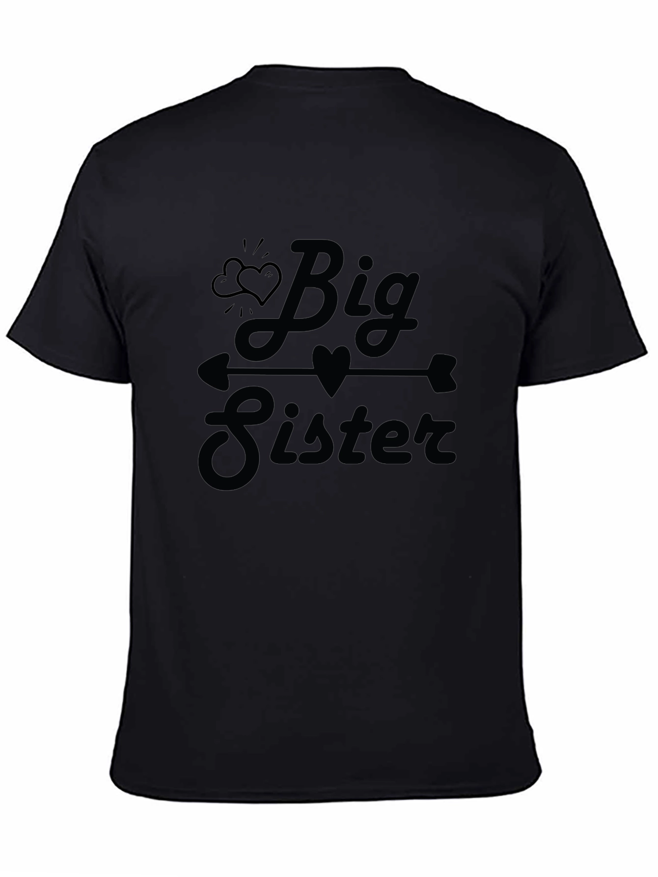 Big Sister Arrow Heart Graphic Tee