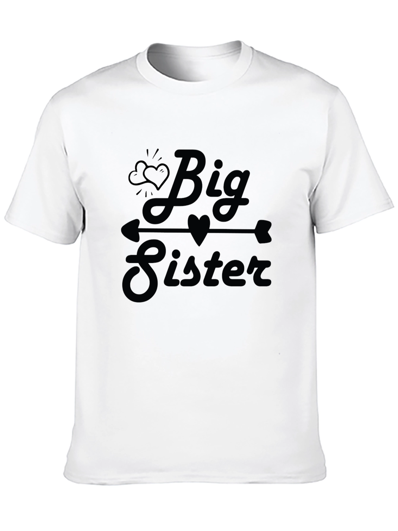 Big Sister Arrow Heart Graphic Tee