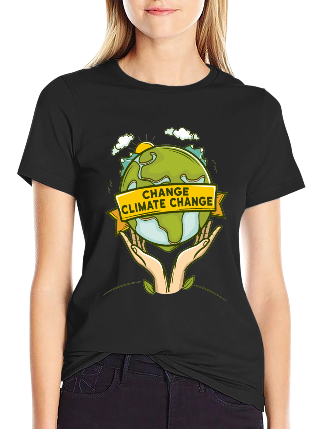Change Climate Change Graphic T-Shirt - Earth Day Tee