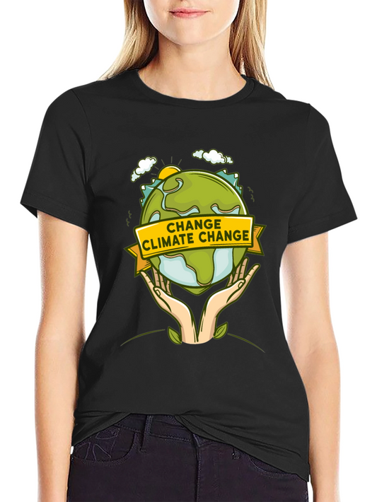 Change Climate Change Graphic T-Shirt - Earth Day Tee