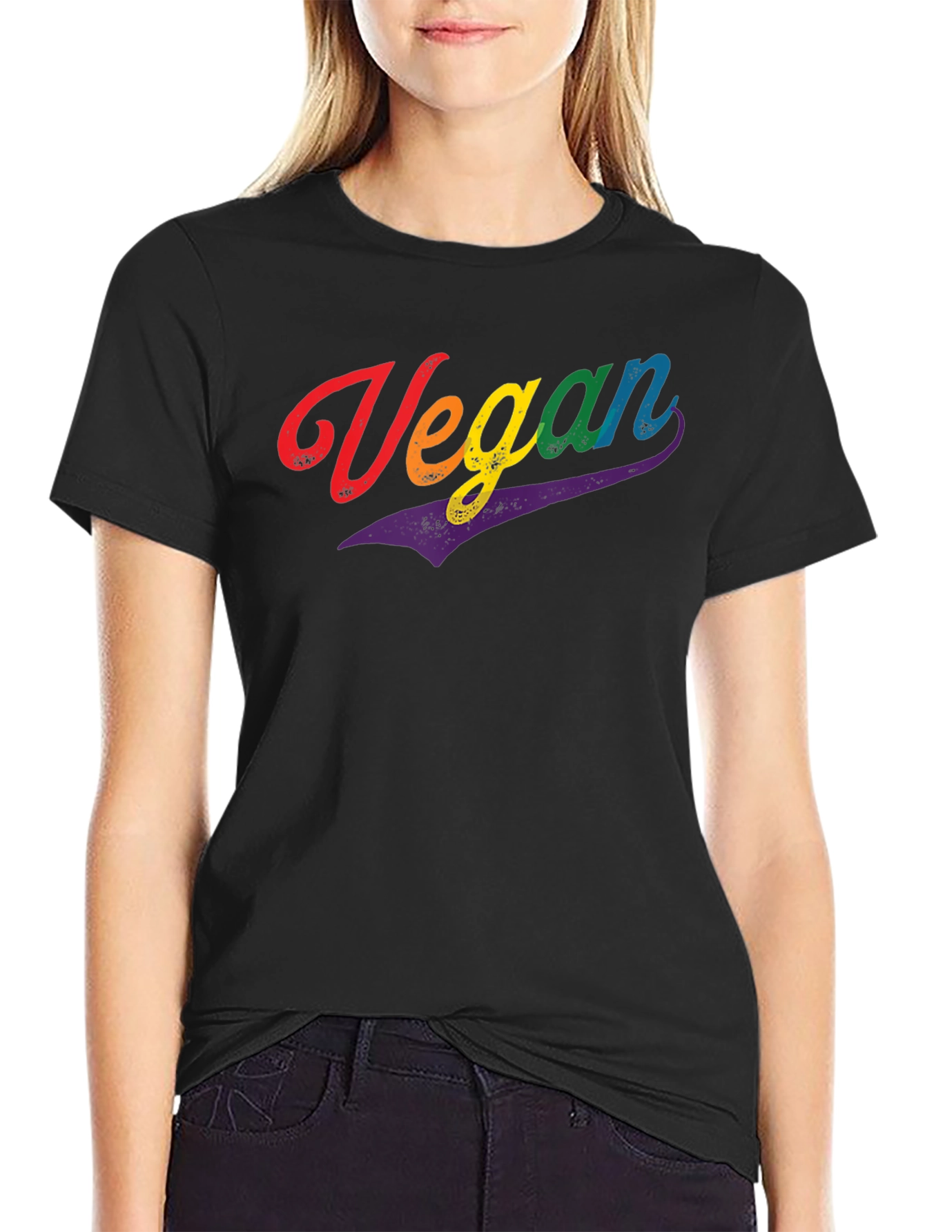 Vegan Rainbow Pride T-Shirt