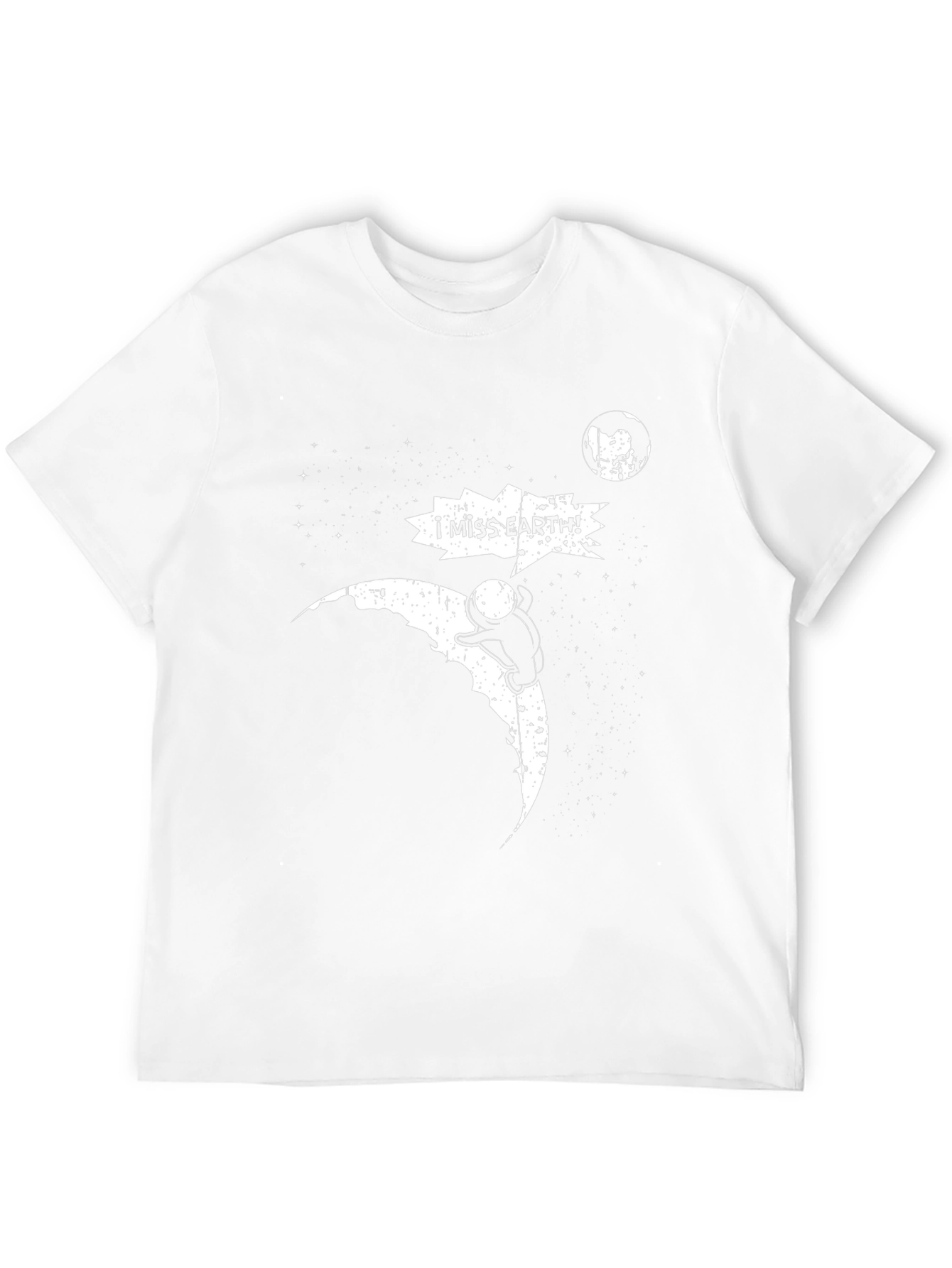 I Miss Earth Graphic T-Shirt - Black Cotton Tee