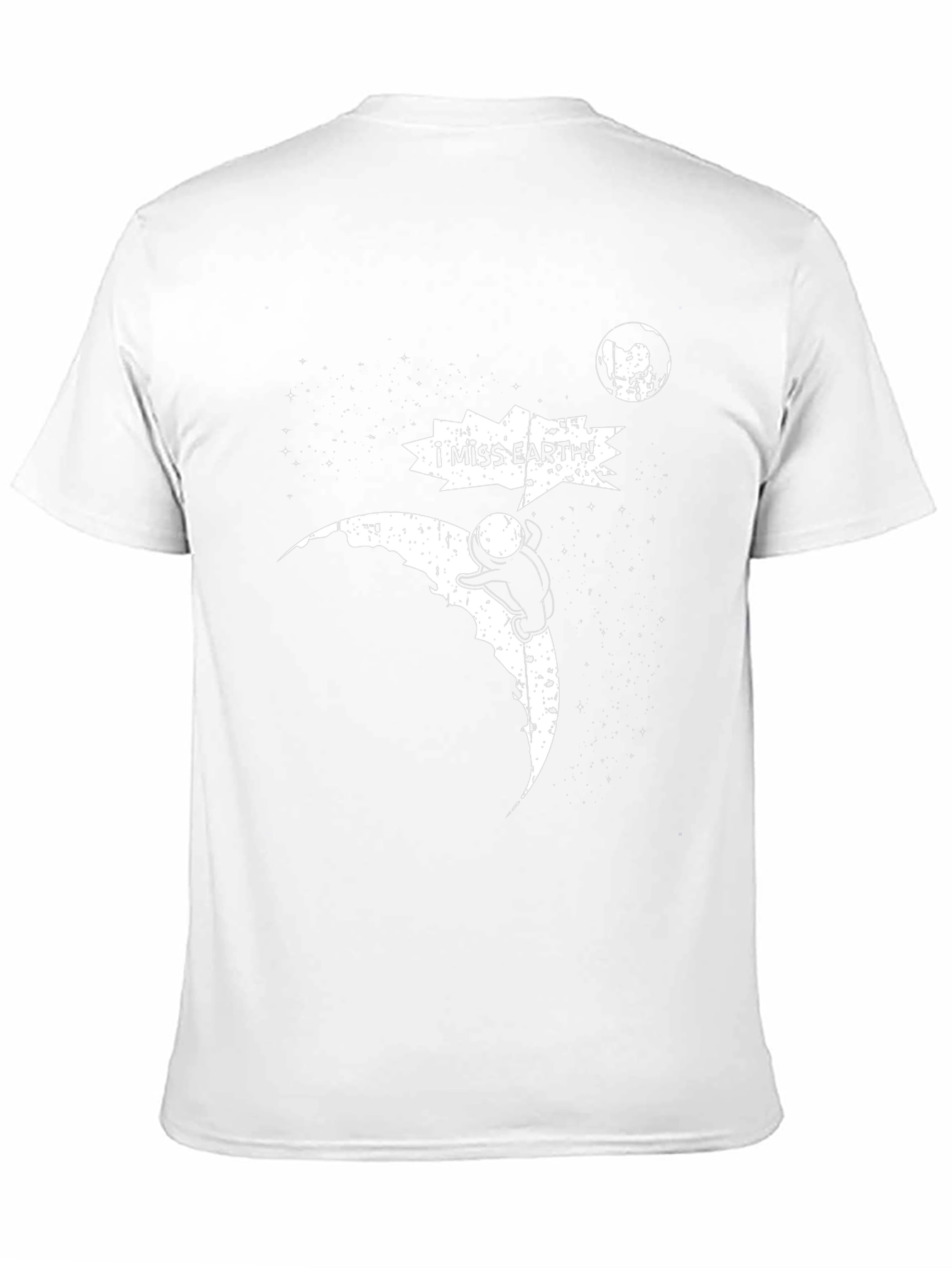 I Miss Earth Graphic T-Shirt - Black Cotton Tee