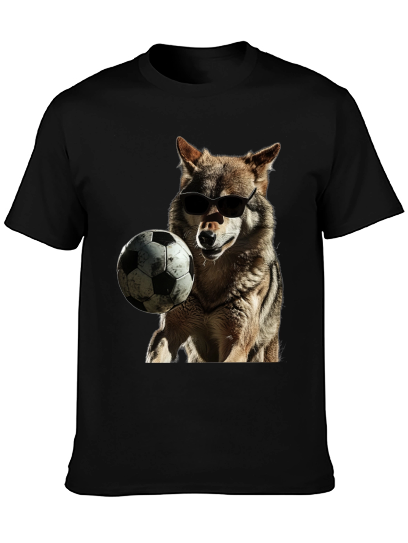 Cool Wolf Soccer T-Shirt