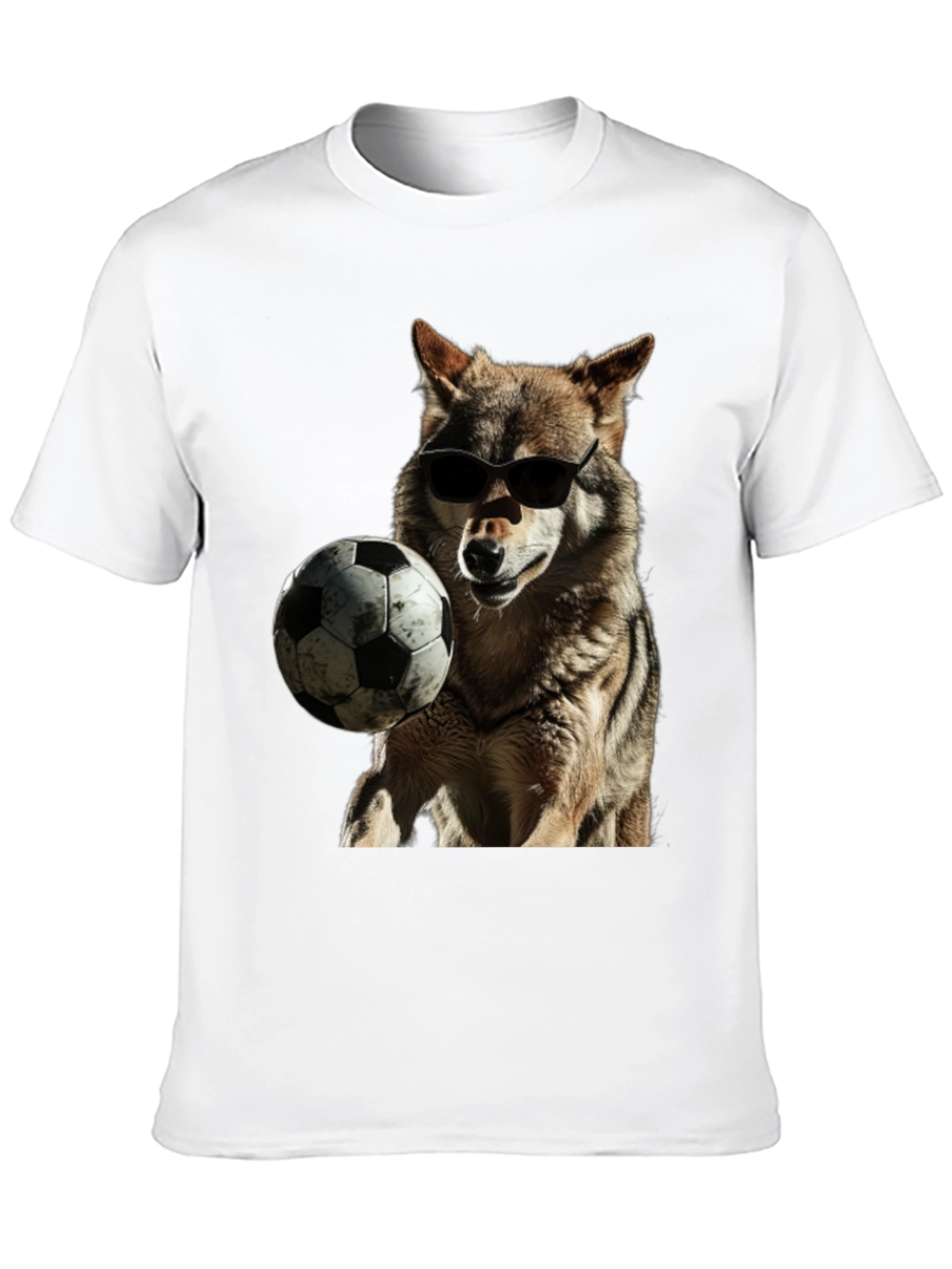 Cool Wolf Soccer T-Shirt