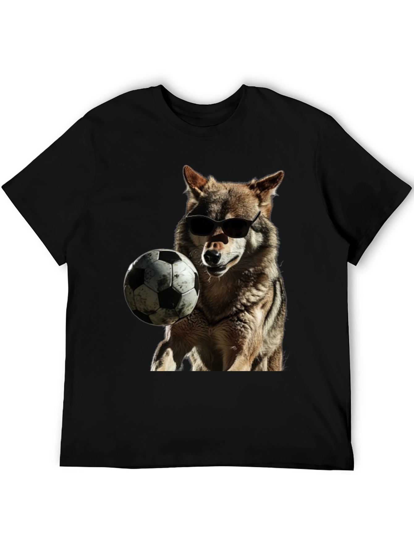 Cool Wolf Soccer T-Shirt