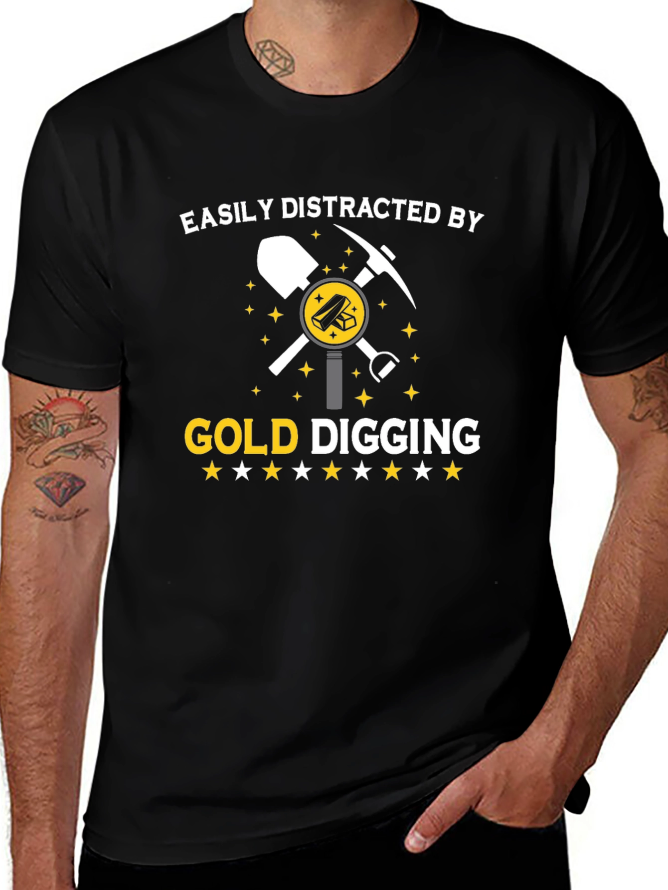 Gold Digging T-Shirt | Easily Distracted Tee