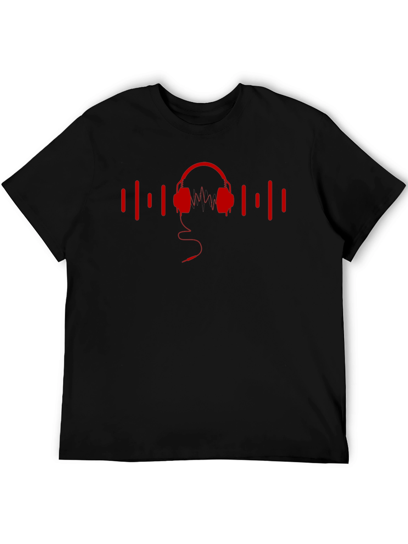 Music Headphone Graphic T-Shirt
