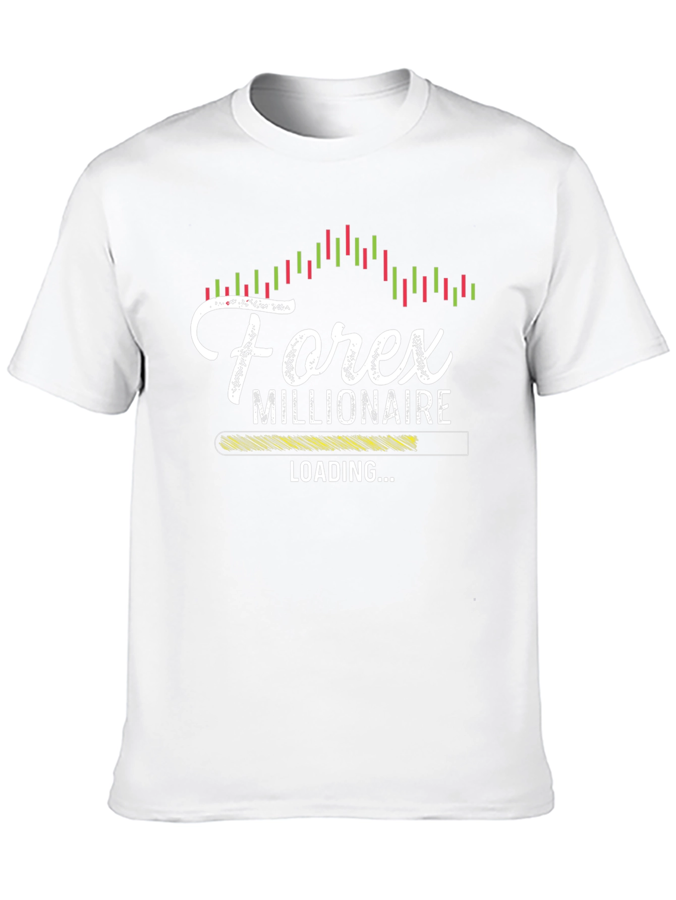 Forex Millionaire Loading T-Shirt - Black Graphic Tee