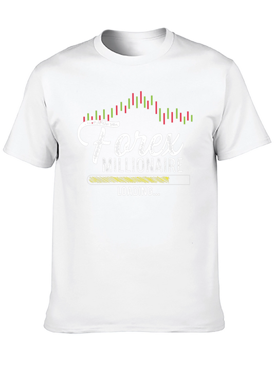 Forex Millionaire Loading T-Shirt - Black Graphic Tee