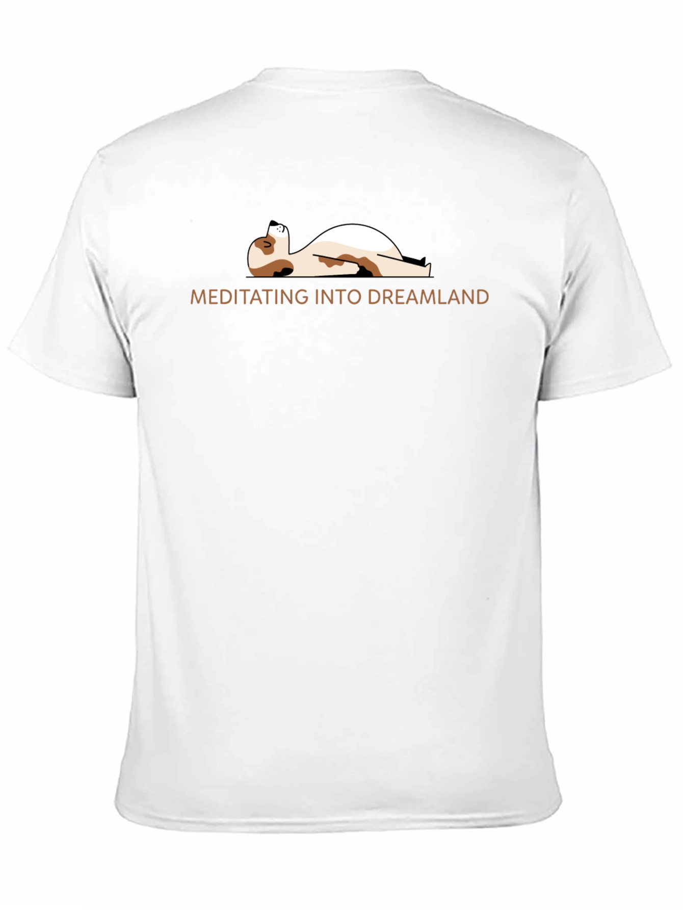 Meditating Dog Graphic Tee - Relaxed Fit