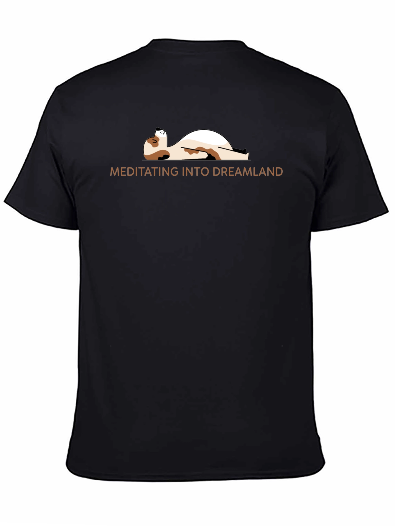 Meditating Dog Graphic Tee - Relaxed Fit