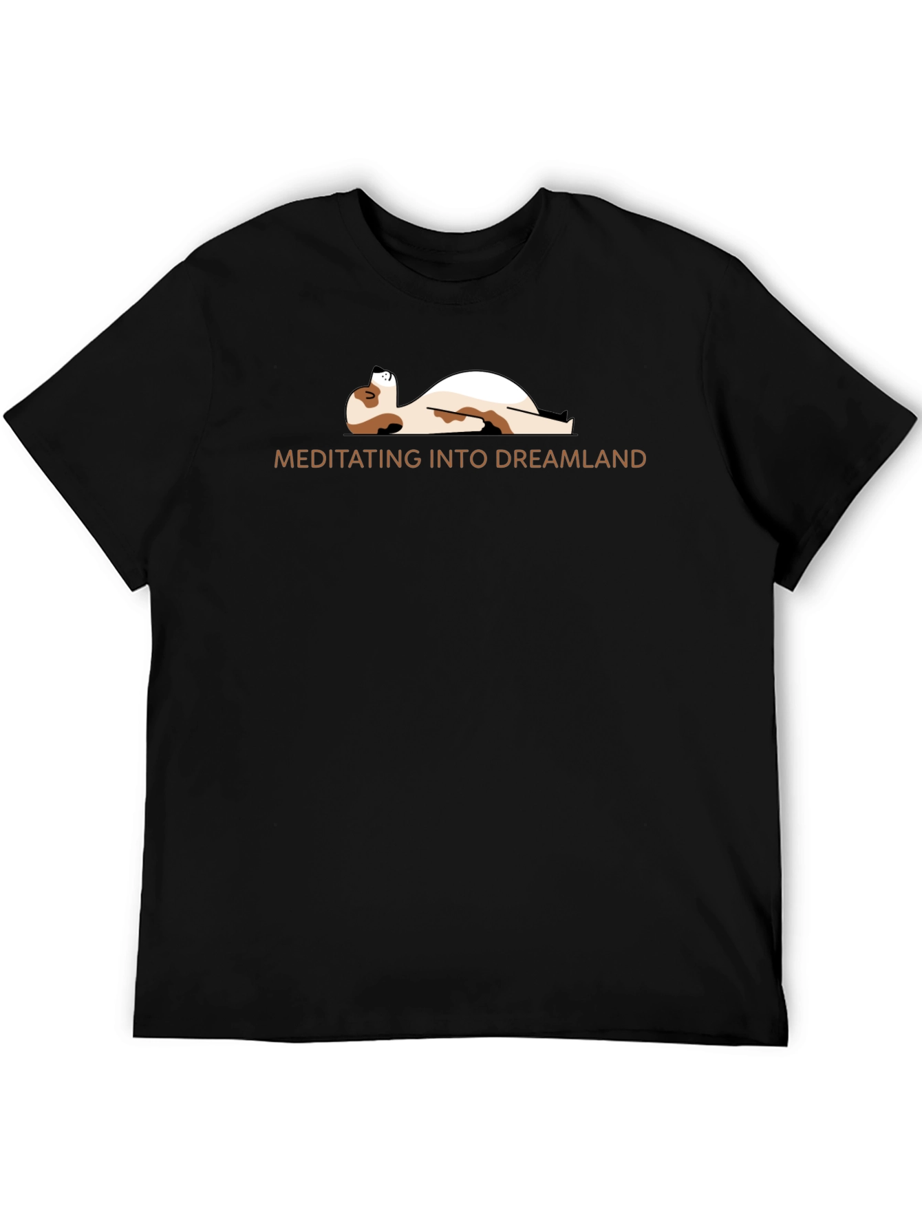 Meditating Dog Graphic Tee - Relaxed Fit