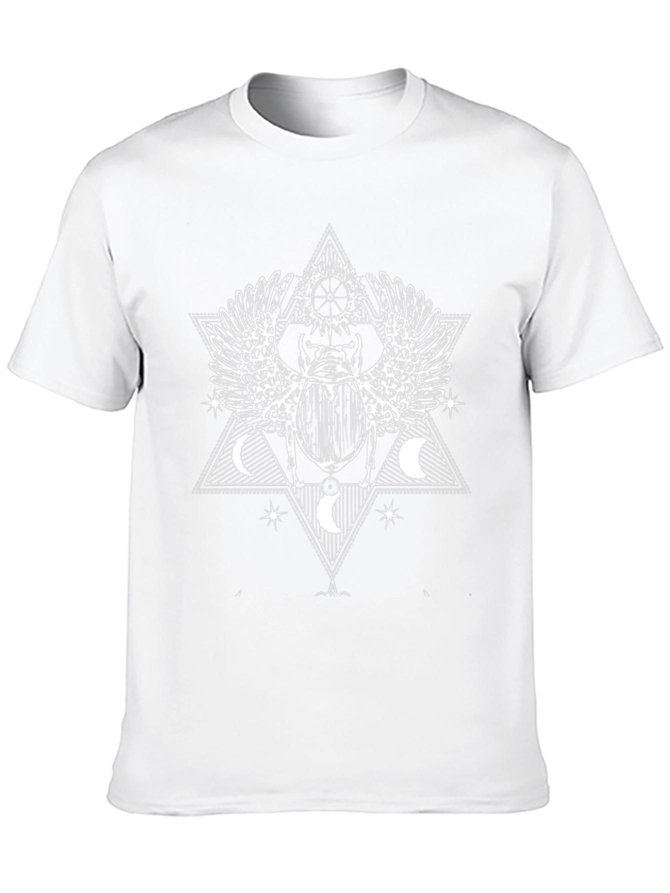 Black Egyptian Scarab Beetle Graphic Tee