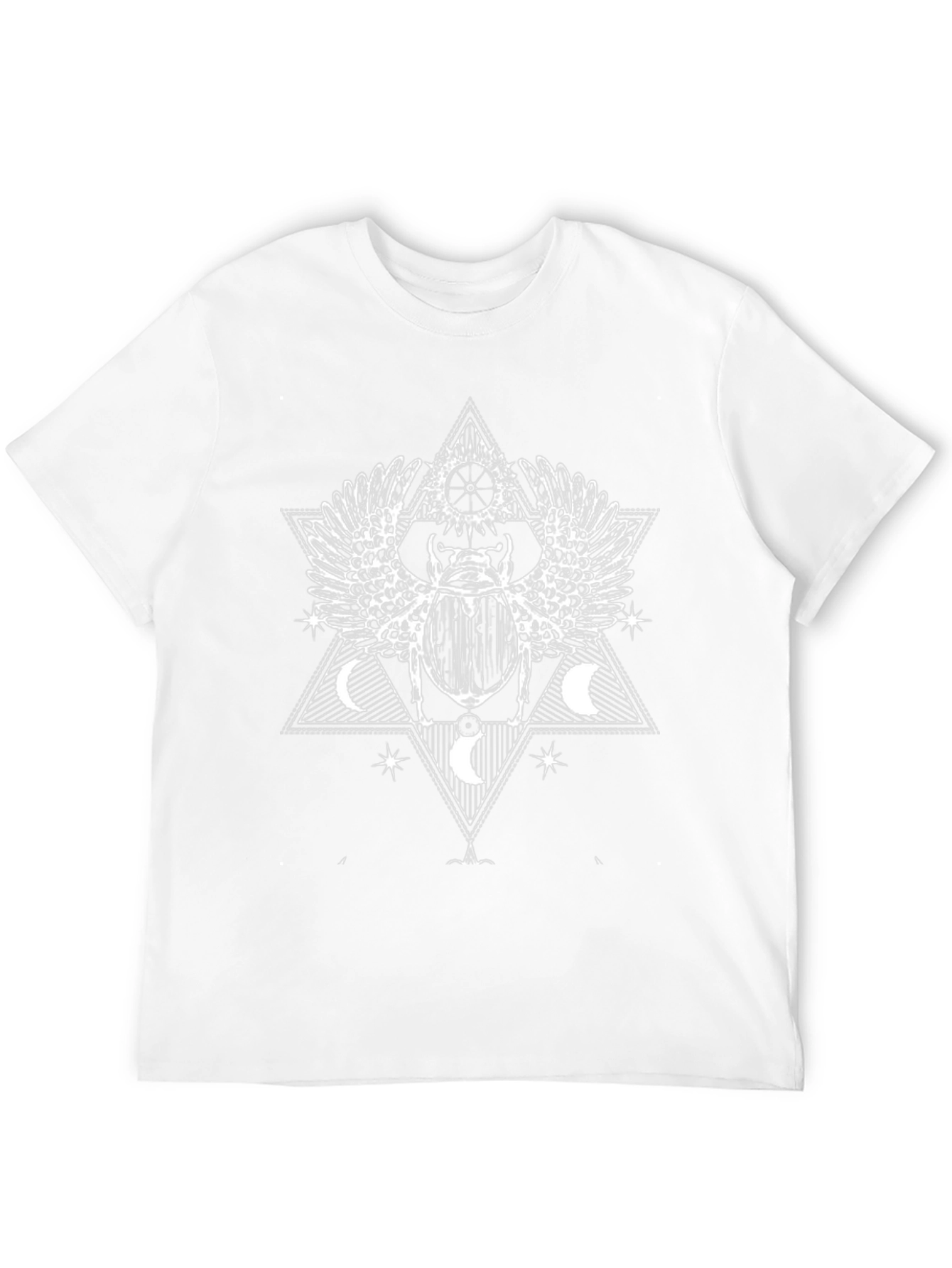 Black Egyptian Scarab Beetle Graphic Tee