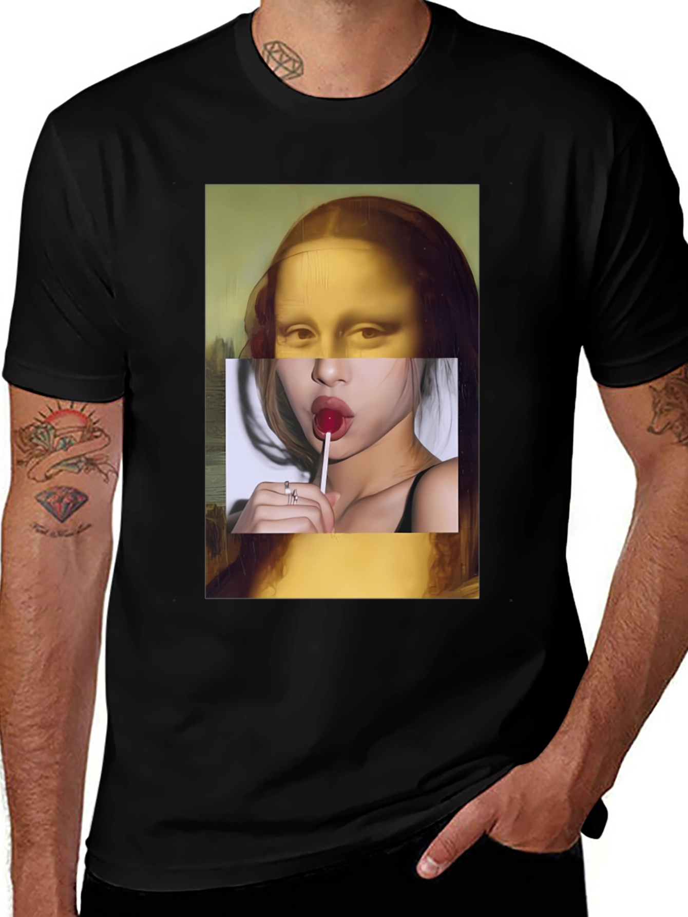 Mona Lisa Meets Modern Tee