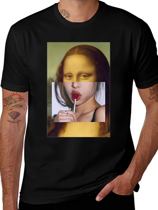 Mona Lisa Meets Modern Tee
