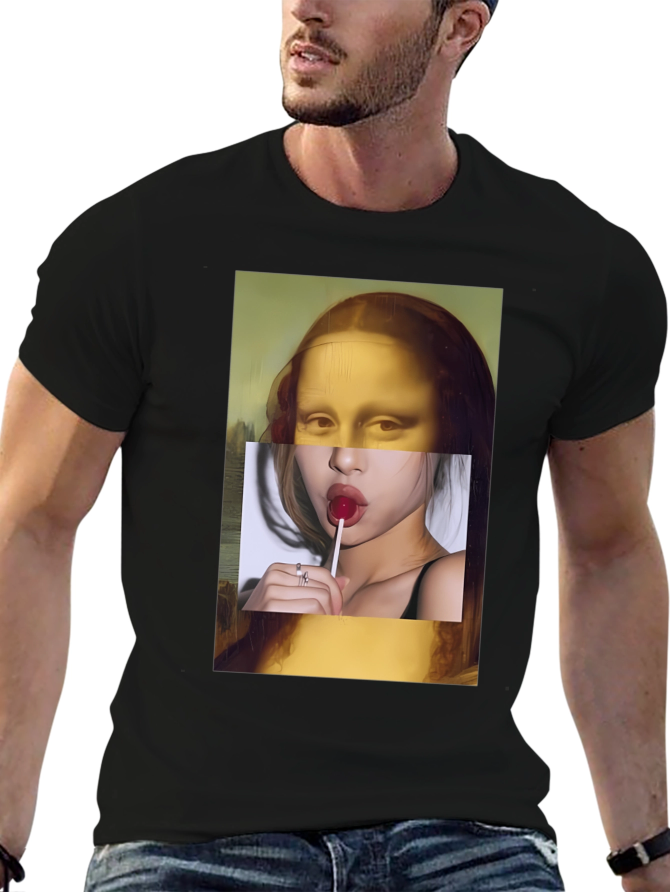 Mona Lisa Meets Modern Tee