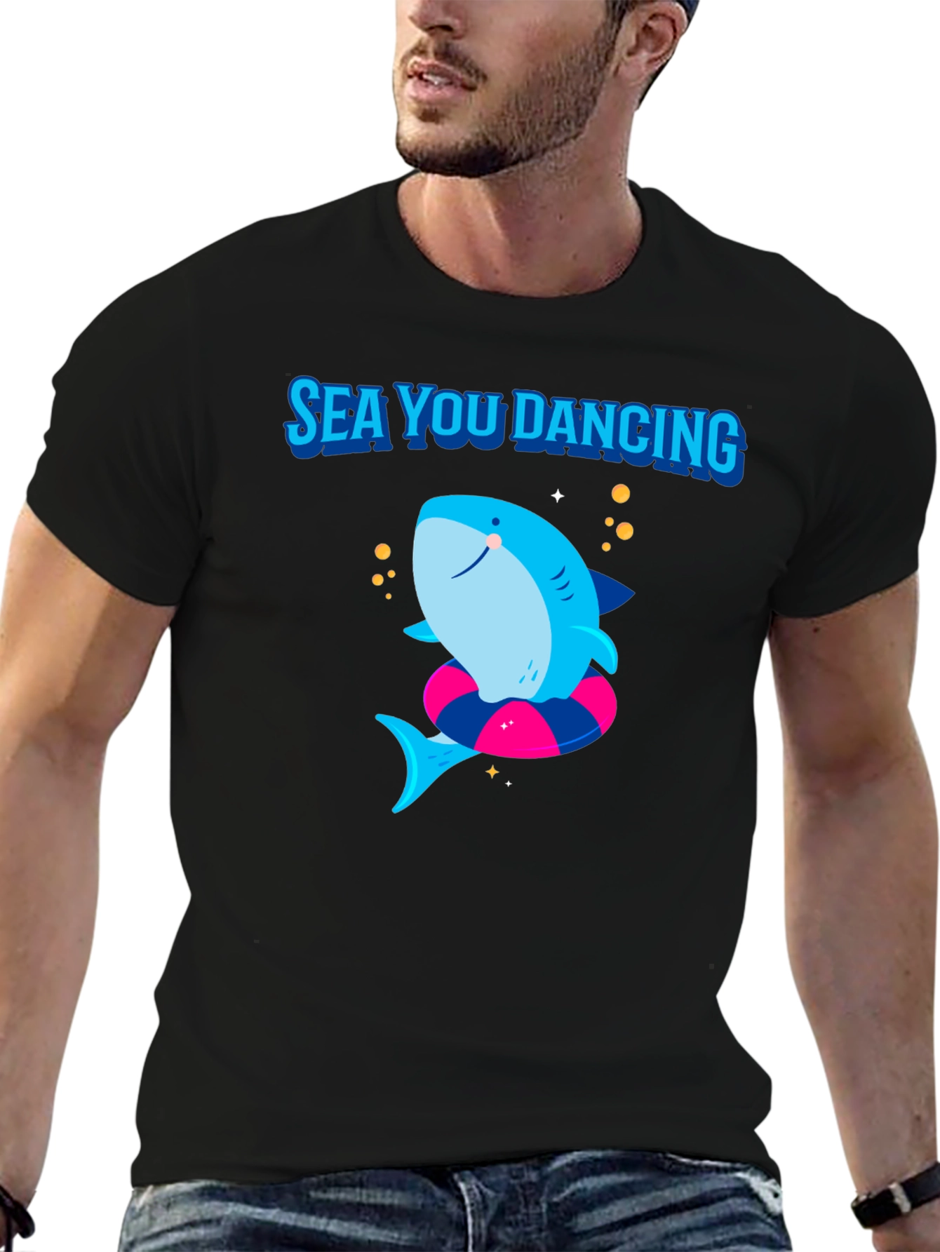 Sea You Dancing Shark Graphic Tee