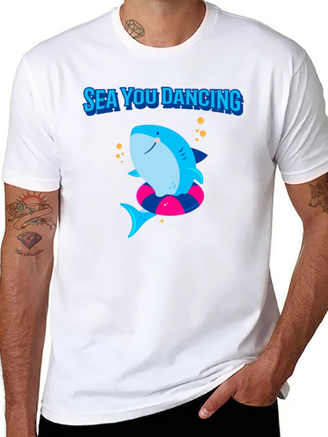 Sea You Dancing Shark Graphic Tee