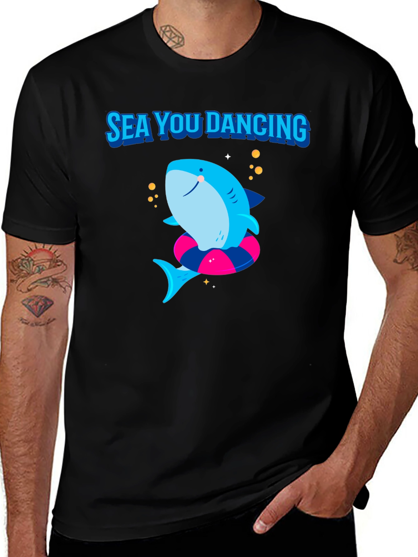Sea You Dancing Shark Graphic Tee