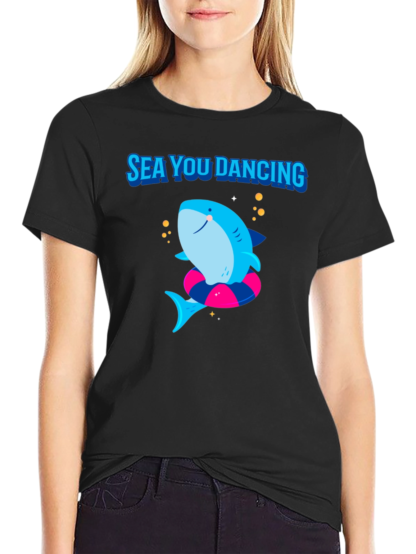 Sea You Dancing Shark Graphic Tee