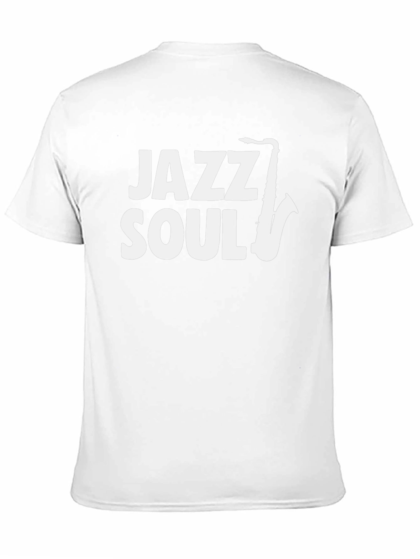 Jazz Soul Saxophone Graphic T-Shirt - Black