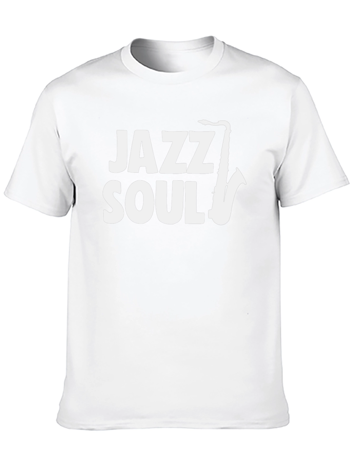 Jazz Soul Saxophone Graphic T-Shirt - Black