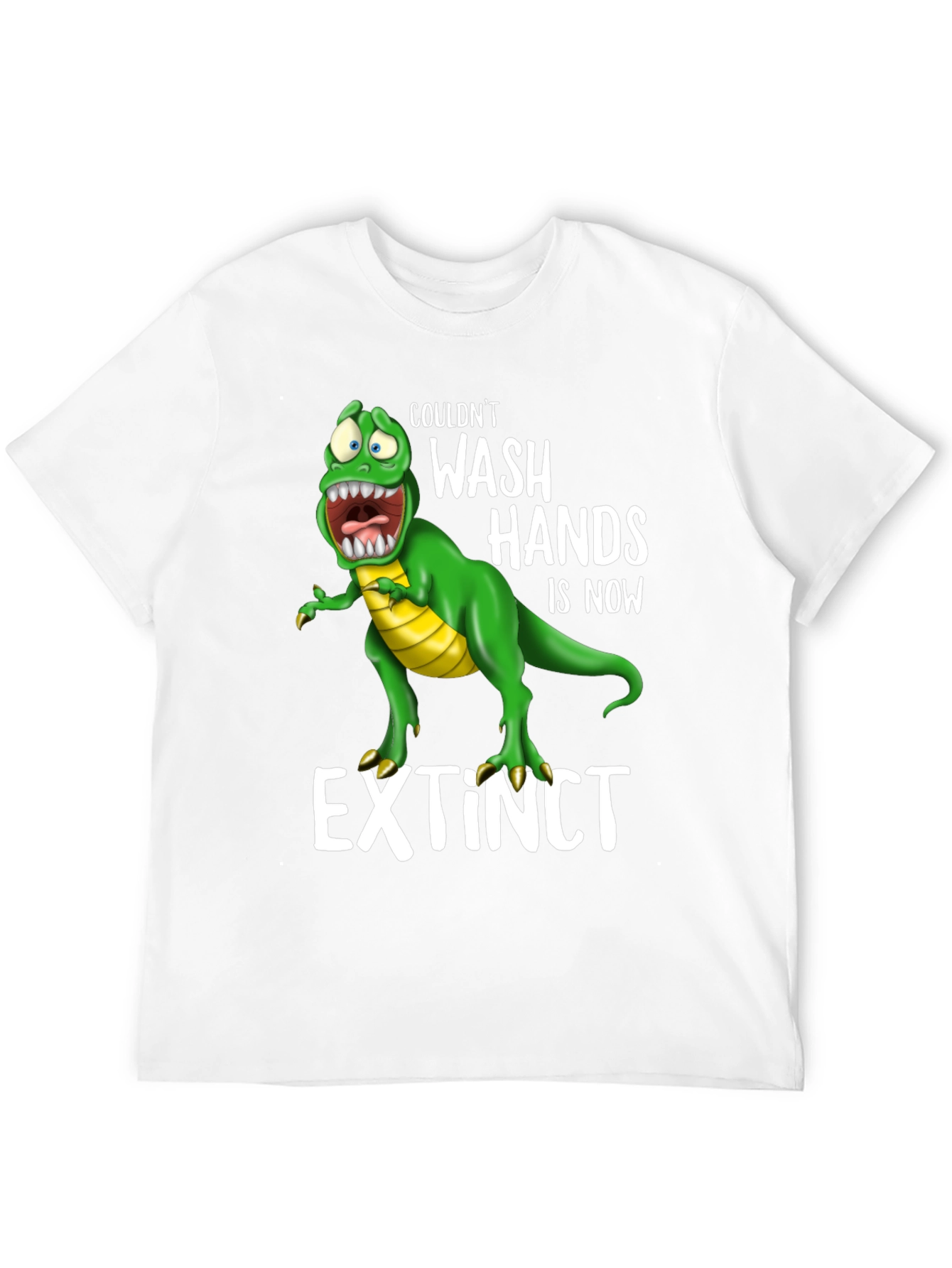 Extinct Dinosaur Wash Hands T-Shirt